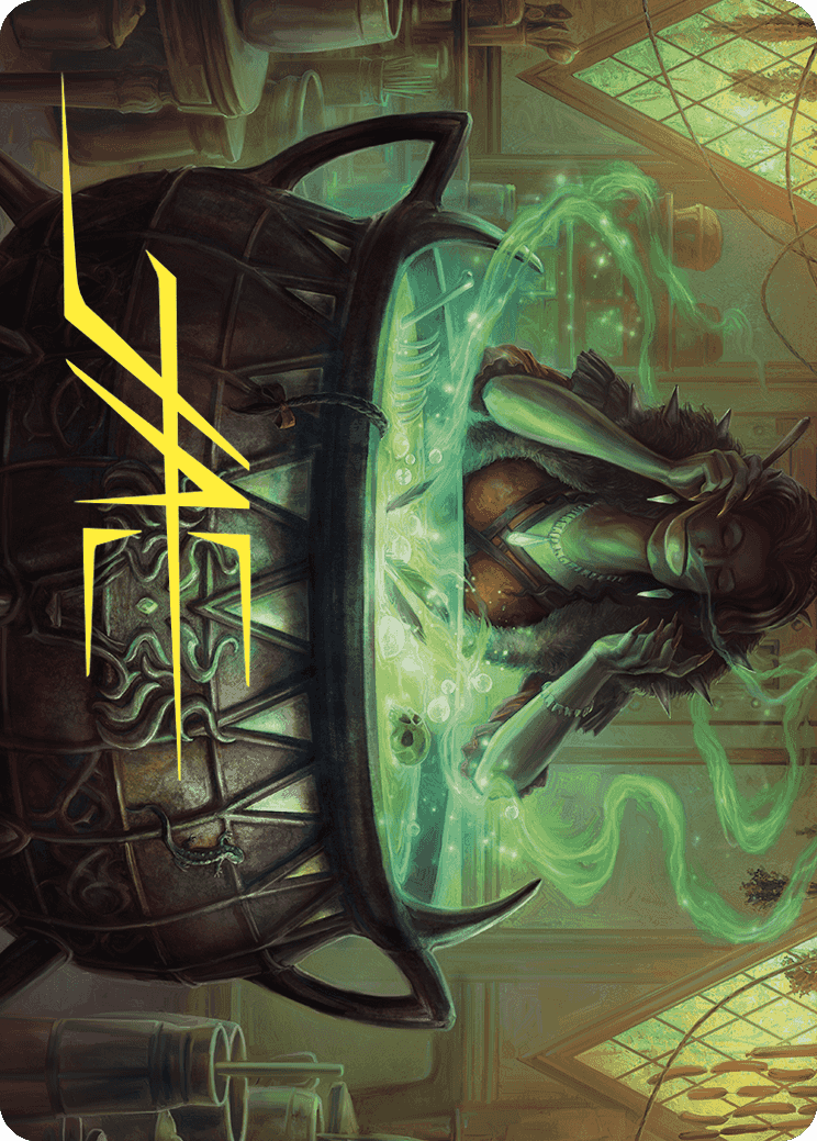 Agatha's Soul Cauldron Art Card (Gold-Stamped Signature) [Wilds of Eldraine Art Series] | Good Games Cannington