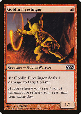 Goblin Fireslinger [Magic 2012] | Good Games Cannington