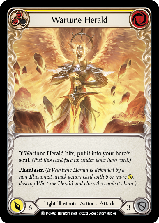 Wartune Herald (Yellow) [MON027] 1st Edition Normal | Good Games Cannington