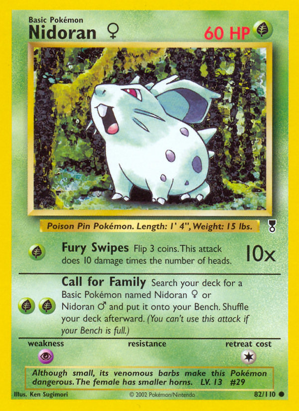 Nidoran (82/110) (Female) [Legendary Collection] | Good Games Cannington
