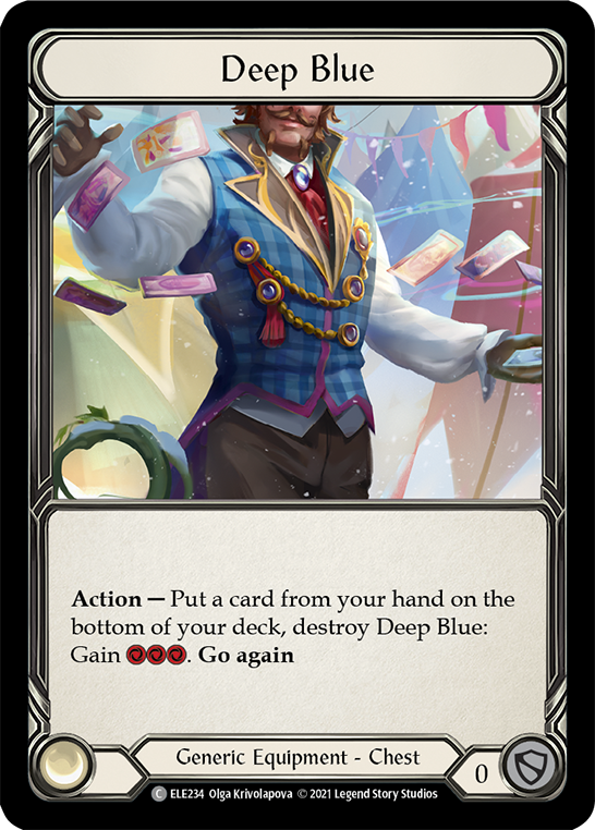 Deep Blue [ELE234] (Tales of Aria)  1st Edition Cold Foil | Good Games Cannington