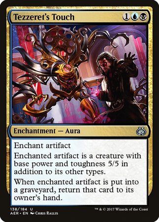 Tezzeret's Touch [Aether Revolt] | Good Games Cannington