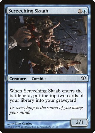 Screeching Skaab [Dark Ascension] | Good Games Cannington