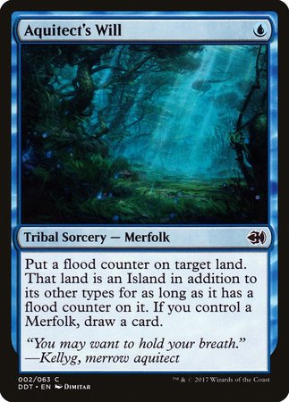 Aquitect's Will [Duel Decks: Merfolk vs. Goblins] | Good Games Cannington