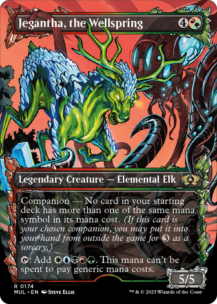 Jegantha, the Wellspring (Halo Foil) [Multiverse Legends] | Good Games Cannington