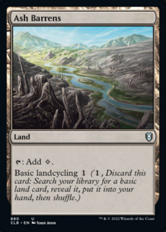 Ash Barrens [Commander Legends: Battle for Baldur's Gate] | Good Games Cannington