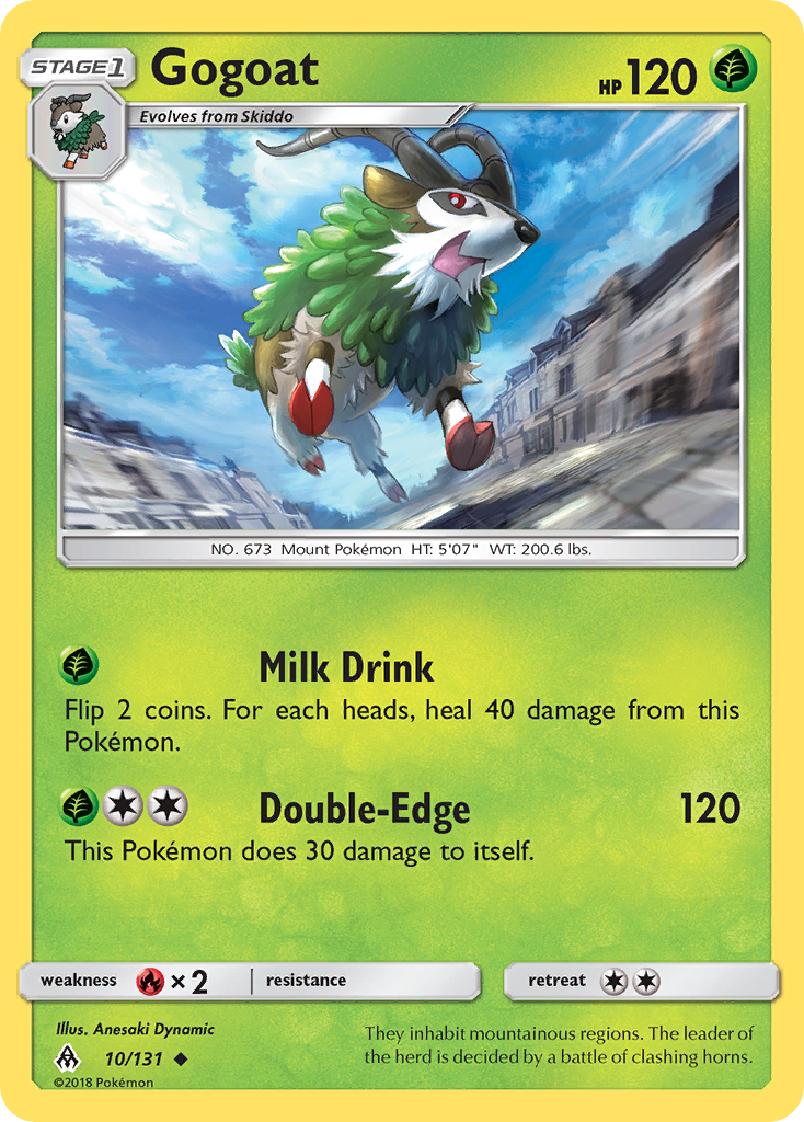 Gogoat (10/131) [Sun & Moon: Forbidden Light] | Good Games Cannington