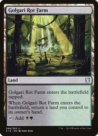 Golgari Rot Farm [Commander 2019] | Good Games Cannington