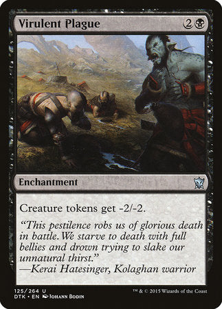 Virulent Plague [Dragons of Tarkir] | Good Games Cannington
