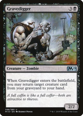 Gravedigger [Core Set 2019] | Good Games Cannington