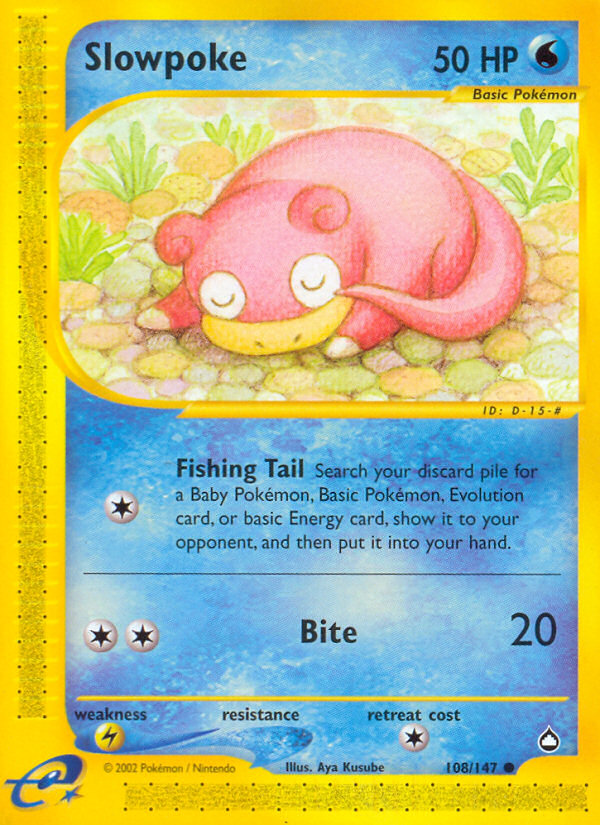 Slowpoke (108/147) [Aquapolis] | Good Games Cannington