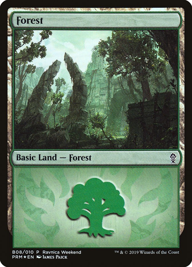 Forest (B08) [Ravnica Allegiance Guild Kit] | Good Games Cannington