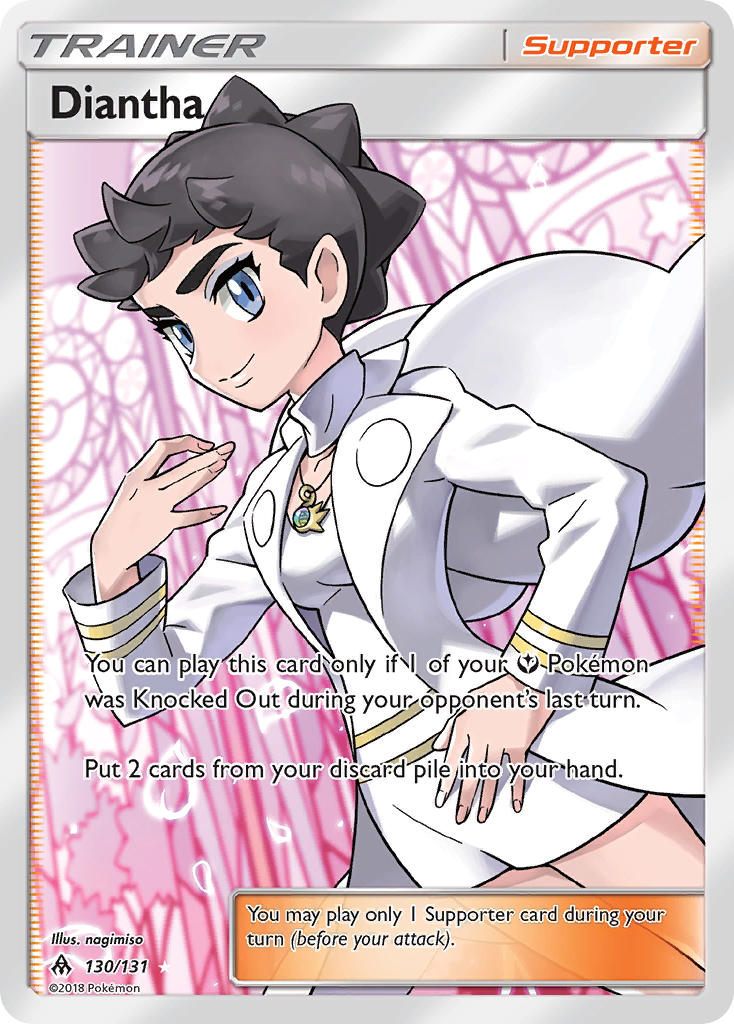 Diantha (130/131) [Sun & Moon: Forbidden Light] | Good Games Cannington