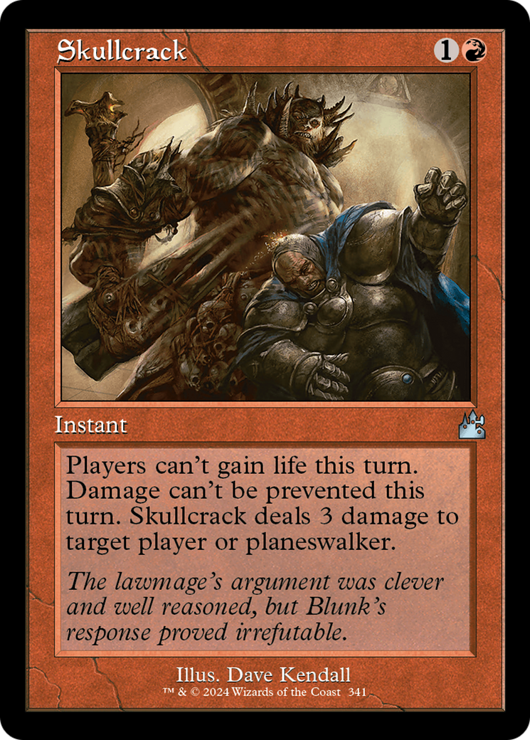 Skullcrack (Retro Frame) [Ravnica Remastered] | Good Games Cannington