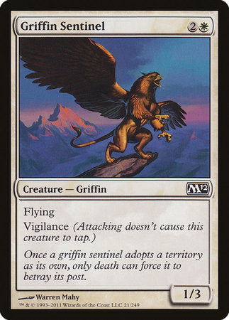 Griffin Sentinel [Magic 2012] | Good Games Cannington