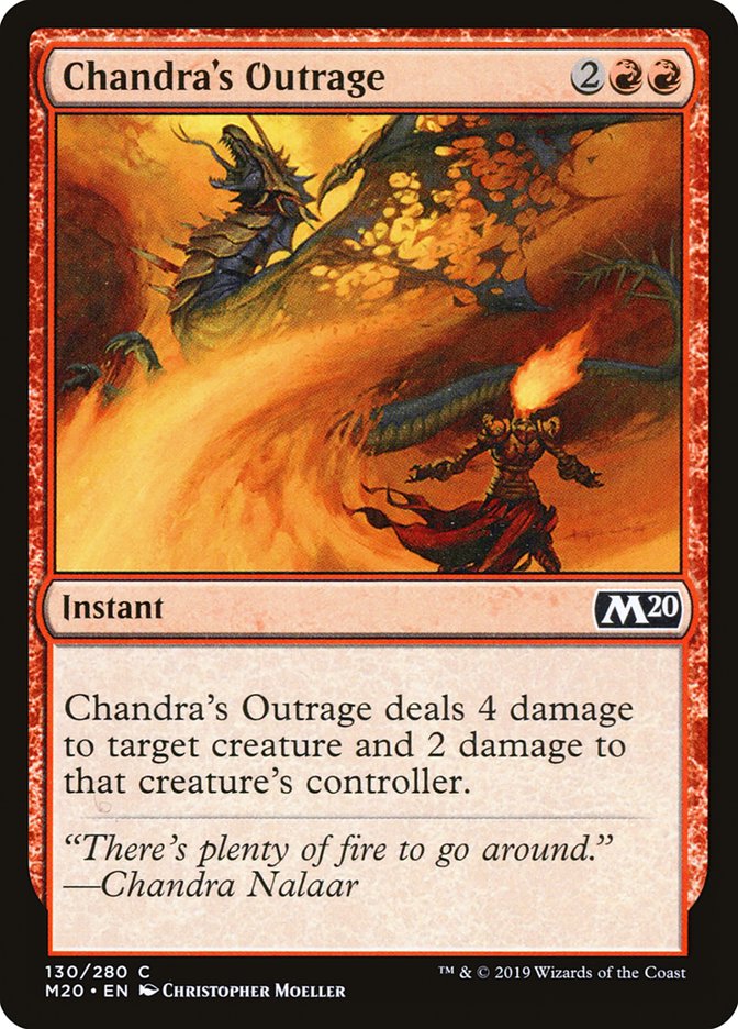 Chandra's Outrage [Core Set 2020] | Good Games Cannington