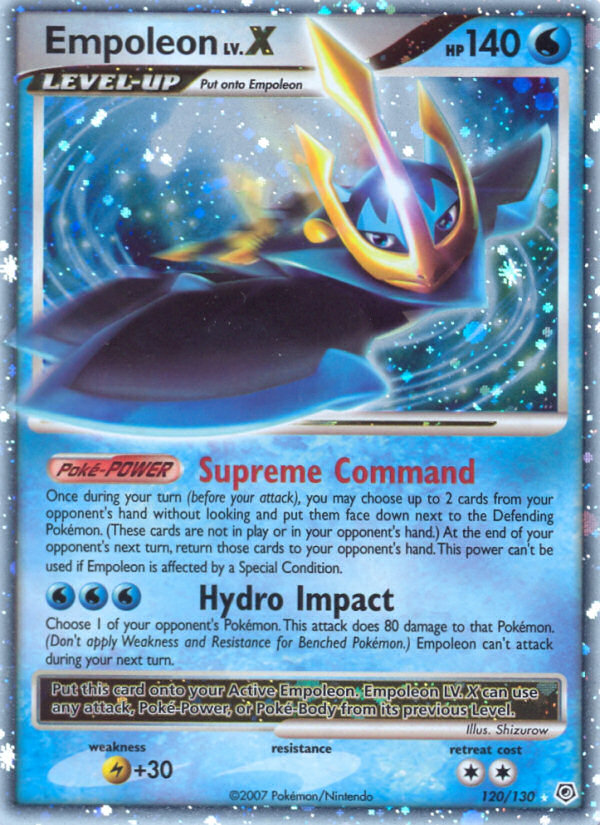 Empoleon LV.X (120/130) [Diamond & Pearl: Base Set] | Good Games Cannington