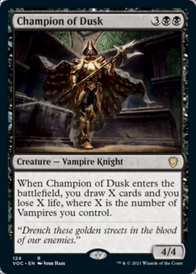 Champion of Dusk [Innistrad: Crimson Vow Commander] | Good Games Cannington