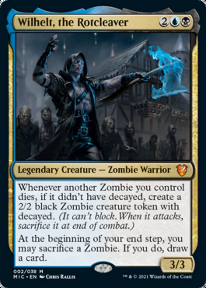 Wilhelt, the Rotcleaver (Display Commander) [Innistrad: Midnight Hunt Commander] | Good Games Cannington