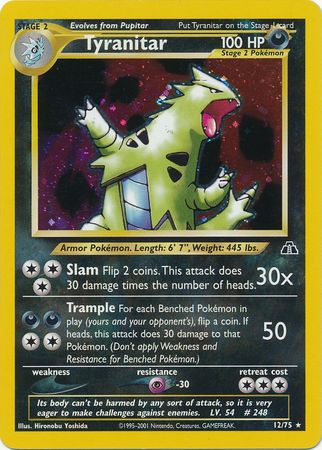Tyranitar (12/75) [Neo Discovery Unlimited] | Good Games Cannington