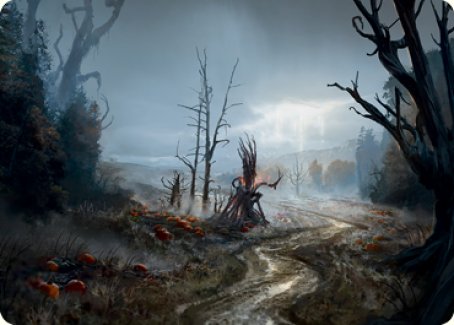 Overgrown Farmland Art Card [Innistrad: Midnight Hunt Art Series] | Good Games Cannington