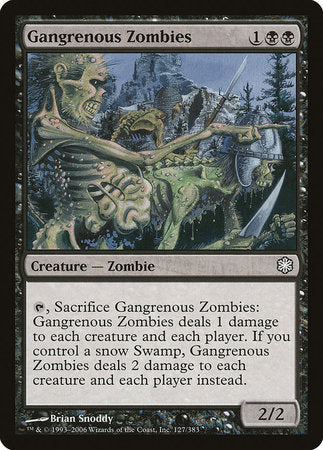 Gangrenous Zombies [Coldsnap Theme Decks] | Good Games Cannington