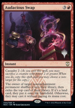 Audacious Swap (Promo Pack) [Streets of New Capenna Commander Promos] | Good Games Cannington