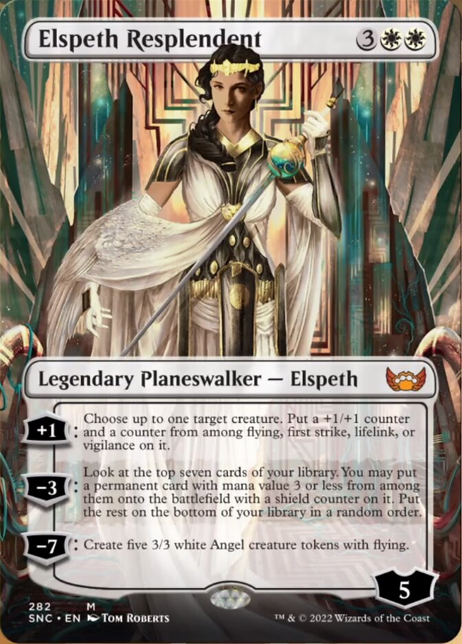 Elspeth Resplendent (Borderless) [Streets of New Capenna] | Good Games Cannington