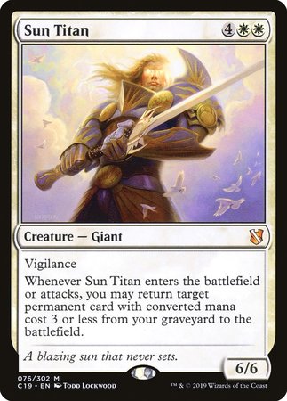 Sun Titan [Commander 2019] | Good Games Cannington