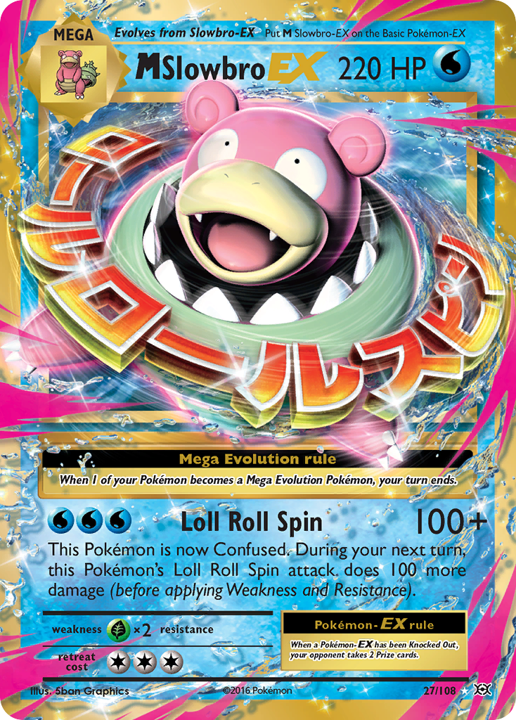 M Slowbro EX (27/108) [XY: Evolutions] | Good Games Cannington