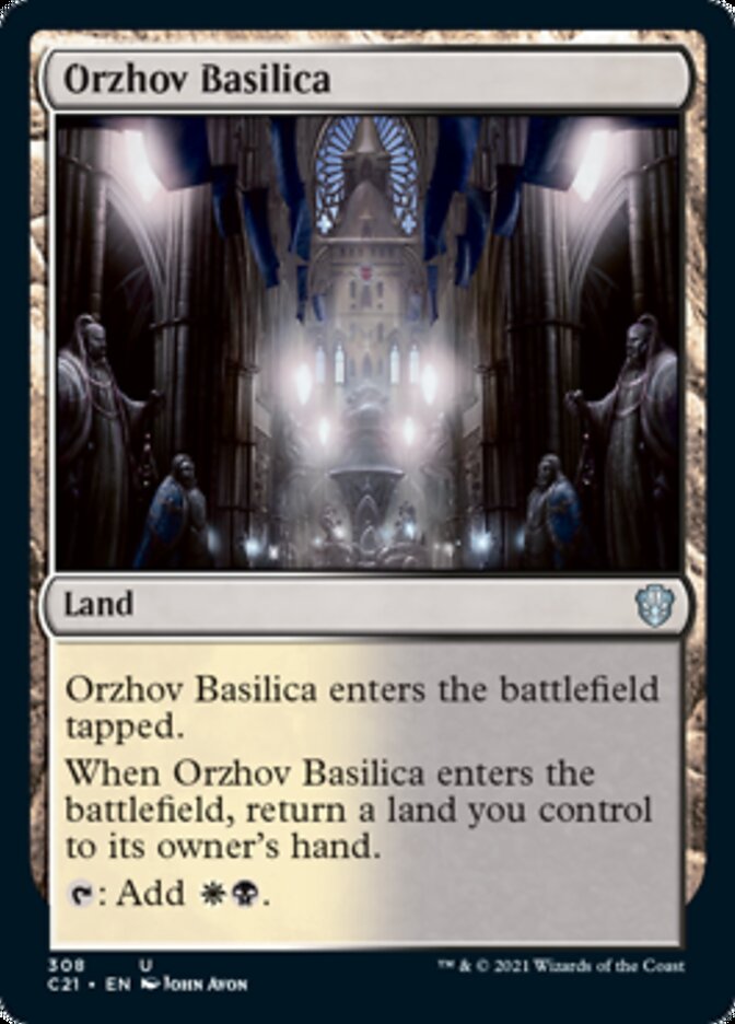 Orzhov Basilica [Commander 2021] | Good Games Cannington