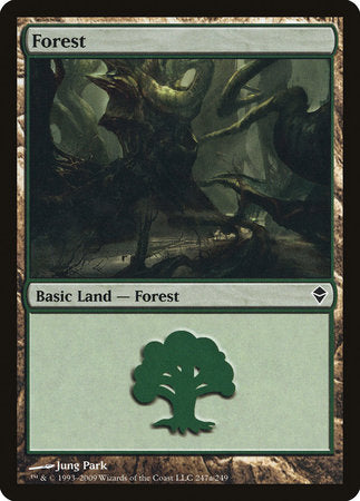 Forest (247a) [Zendikar] | Good Games Cannington