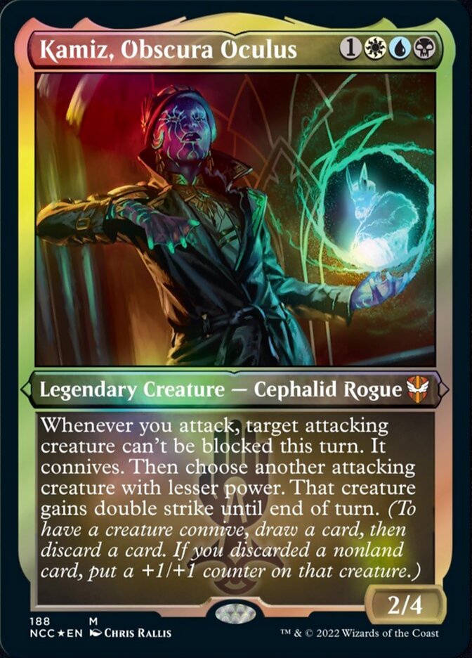 Kamiz, Obscura Oculus (Display Commander) [Streets of New Capenna Commander] | Good Games Cannington