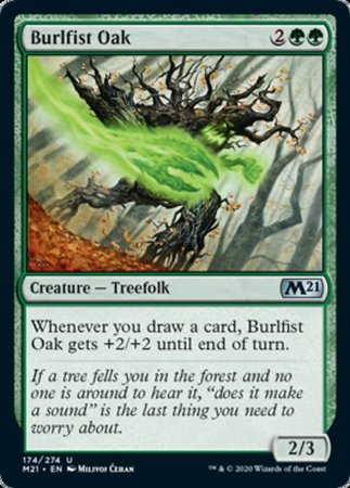 Burlfist Oak [Core Set 2021] | Good Games Cannington
