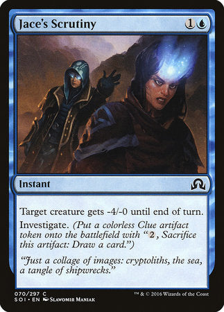 Jace's Scrutiny [Shadows over Innistrad] | Good Games Cannington