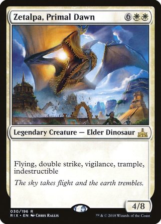 Zetalpa, Primal Dawn [Rivals of Ixalan] | Good Games Cannington