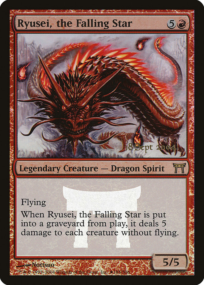 Ryusei, the Falling Star [Champions of Kamigawa Promos] | Good Games Cannington