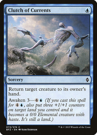 Clutch of Currents [Battle for Zendikar] | Good Games Cannington