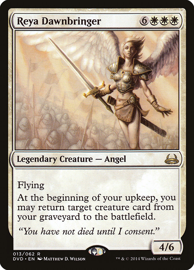Reya Dawnbringer (Divine vs. Demonic) [Duel Decks Anthology] | Good Games Cannington