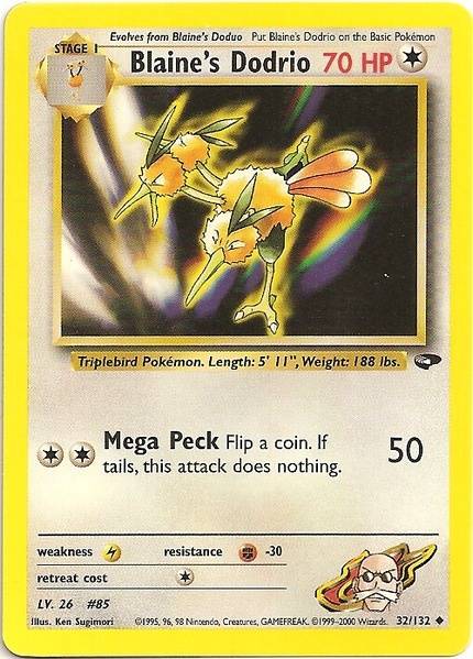 Blaine's Dodrio (32/132) [Gym Challenge Unlimited] | Good Games Cannington