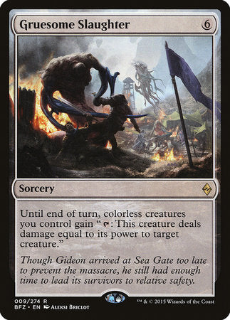 Gruesome Slaughter [Battle for Zendikar] | Good Games Cannington
