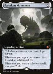 Forsaken Monument (Extended Art) [Zendikar Rising] | Good Games Cannington