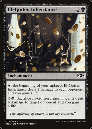 Ill-Gotten Inheritance [Ravnica Allegiance] | Good Games Cannington