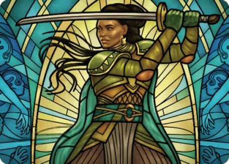 Shanna, Purifying Blade Art Card 2 [Dominaria United Art Series] | Good Games Cannington