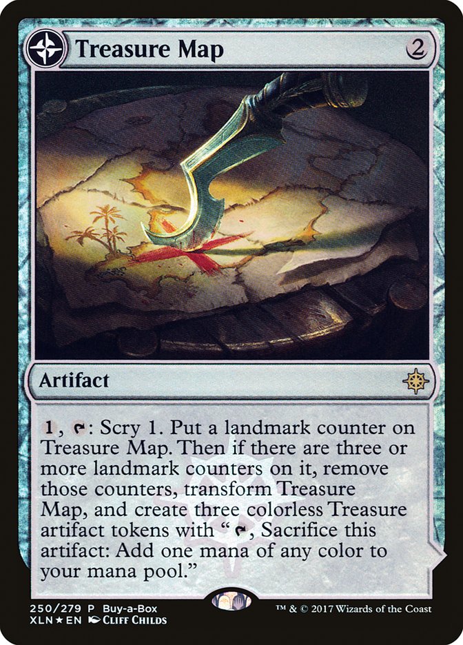 Treasure Map // Treasure Cove (Buy-A-Box) [Ixalan Treasure Chest] | Good Games Cannington