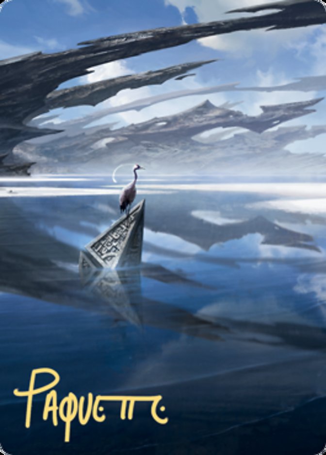 Seachrome Coast Art Card (Gold-Stamped Signature) [Zendikar Rising Art Series] | Good Games Cannington