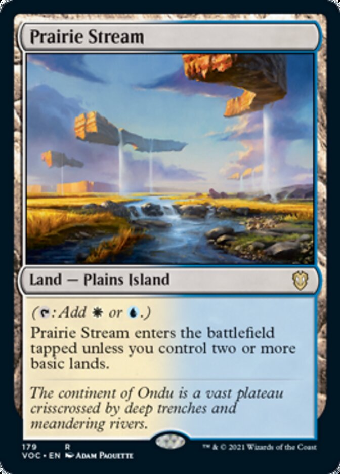 Prairie Stream [Innistrad: Crimson Vow Commander] | Good Games Cannington