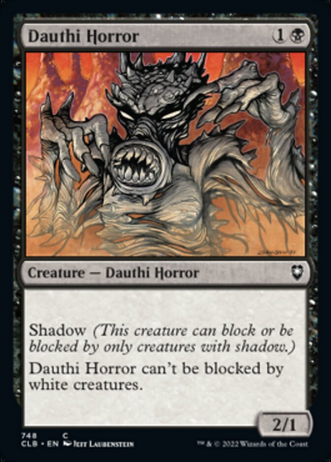 Dauthi Horror [Commander Legends: Battle for Baldur's Gate] | Good Games Cannington