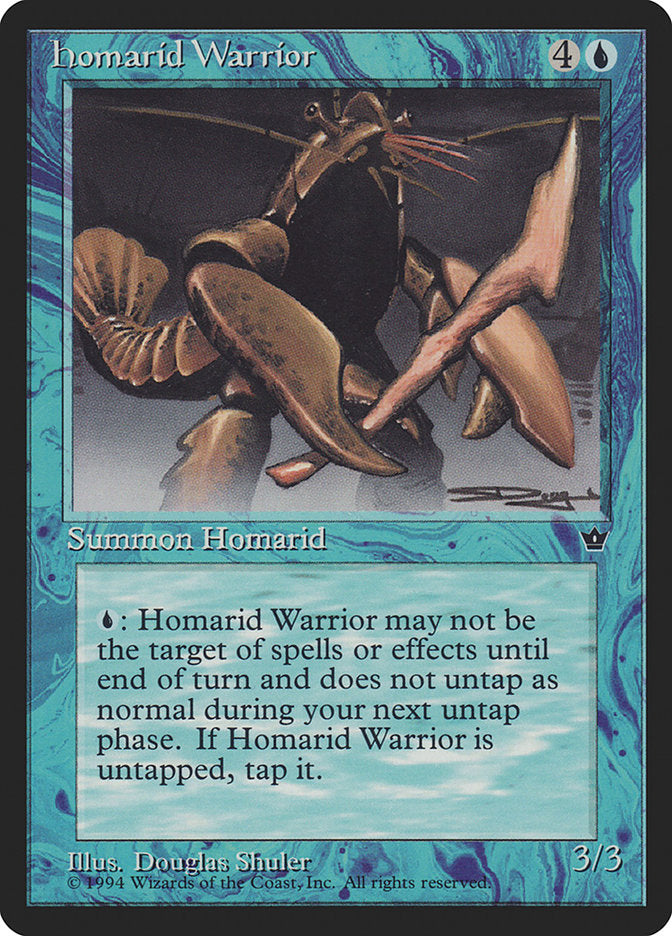Homarid Warrior (Douglas Shuler) [Fallen Empires] | Good Games Cannington