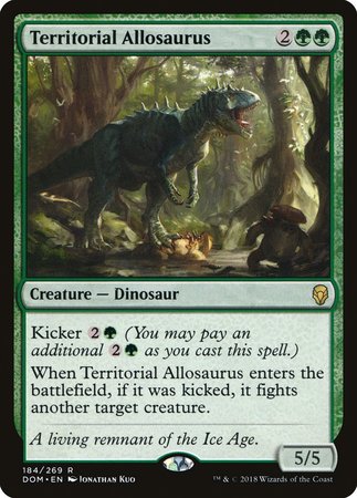 Territorial Allosaurus [Dominaria] | Good Games Cannington